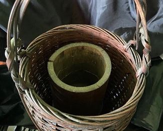 Another Ikebana basket with insert