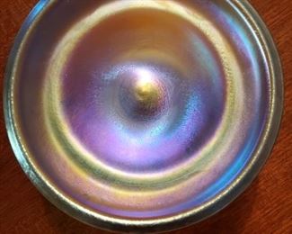 Top of Tiffany compote.