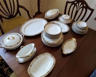 Crown Imperial China set from Czechoslavakia