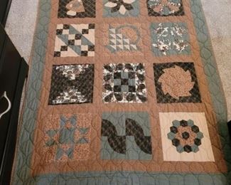 ONE OF MANY HOME MADE QUILTS