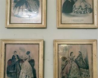 Antique Victorian style prints