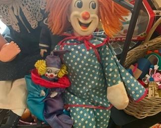 Vintage Bozo the Clown doll