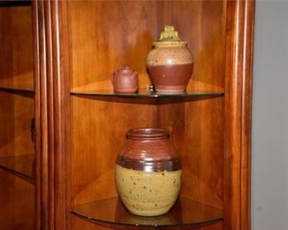 2. Ceramic Vase jar with Lid and Teapot