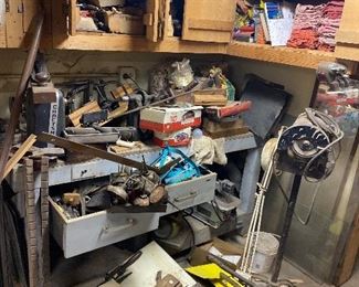 
Obviously we have a lot of work to do… Wood lathe , planes, 