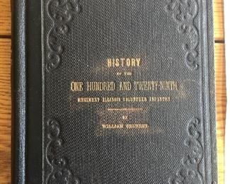 History of the 129th Regiment Illinois Volunteer Infantry. 1866. This regiment was made up of soldiers from Livingston County.