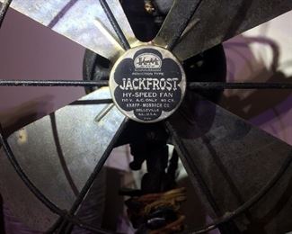 Vintage Jackfrost table fan.