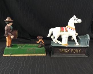 Antique Cast Iron Banks