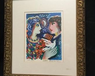 Artist Zammy Steynovitz Couple with Dove