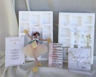 Barbie Doll Porcelain Prima Ballerina Lighter Than Air