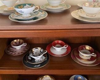 Collection of Coffee Cup, Saucers, Dessert Plates