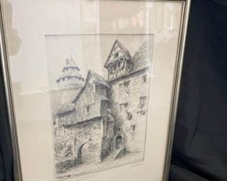 Etching by Paul Geissler