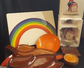 Fun KitchenDecorator Items, Including Heinz Tomato Man Clock