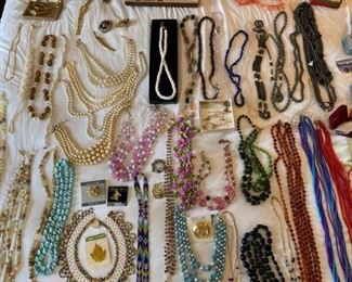 Variety of Costume Jewelry