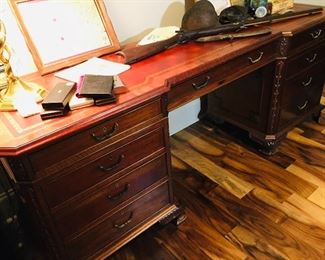 gorgeous 19th century fine old desk