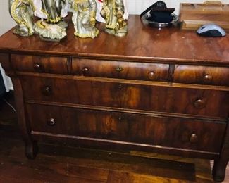 three drawer chest with a special Christmas creche
