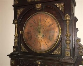 German Walnut clock (Turn of last century)