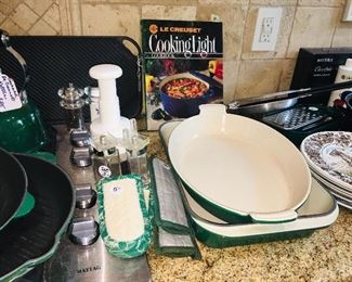 Le Creuset bakeware, skillets  --Just everything Le Creuset made