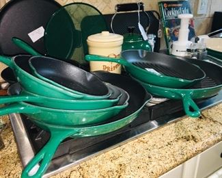 unused Le Creuset skillets