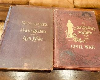 tables filled with fine old books