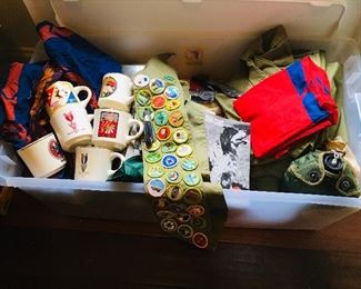 huge collection of early Boy Scout memorabilia