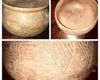 pair of Pre Columbian pots from Mexico