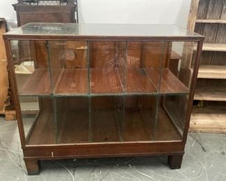 Antique General Store Display Cabinet