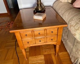 Thomasville Solid Maple End Table (Matching coffee table also for sale) 