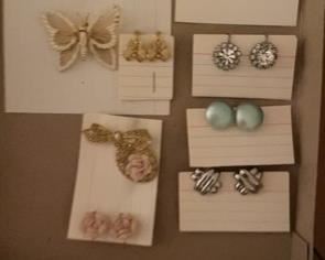 Various earrings