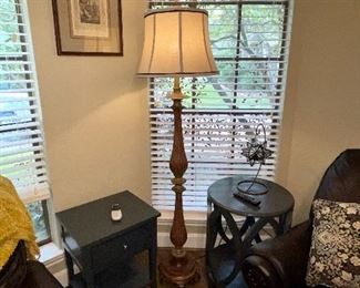 Side Tables, Floor Lamp