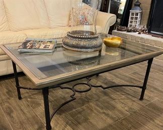 Glass Top Coffee Table