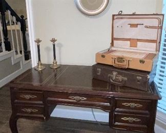 Sligh Office Desk Queen Anne Style