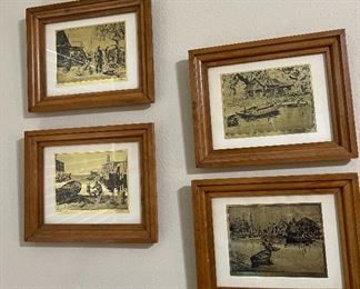 Gold Prints Framed Lionel Barrymore