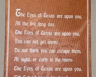 Eyes of Texas Sign