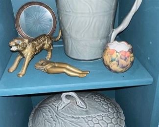 Vintage Brass - Tiger and Leg Nut Crackers