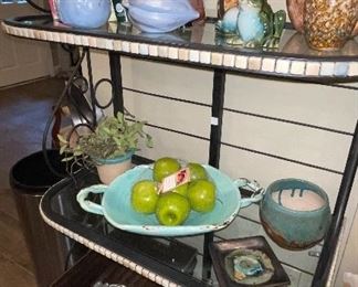 Bakers Rack, Home Decor, & Cookbooks