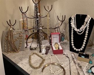 Costume Jewelry and Some Silver and Some Signed Pieces