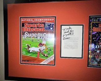 Mack Brown Longhorns Framed Memorabilia
