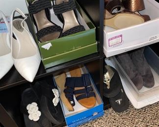 Many Name Brand Heels and Sandals Like New sizes 7.5 and 8