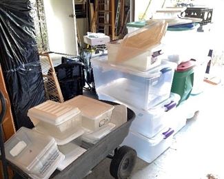 Wagon and Storage Bins