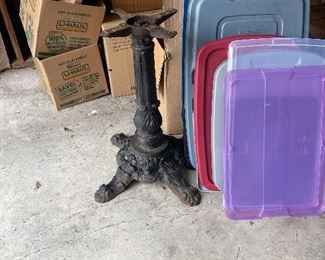 Cast Iron Table Base