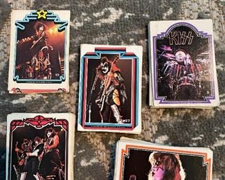 Collection of KISS trading cards