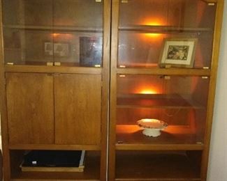 1970s cabinet with glass beautiful