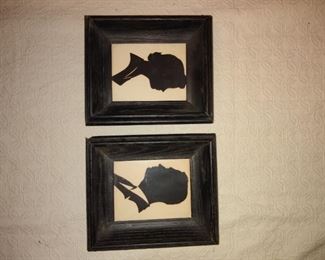 Vintage silhouettes three