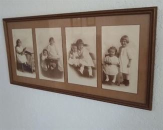 Vintage framed photos