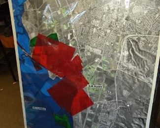 1975 map of the GM plant