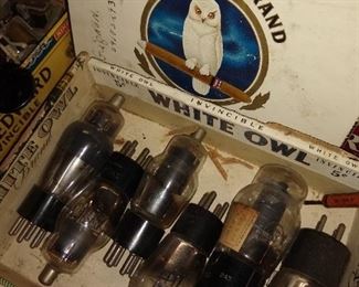 Tons of tubes for vintage radios. 