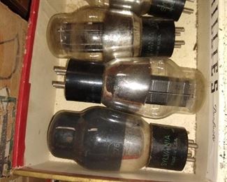 Old tubes for TVs and radios