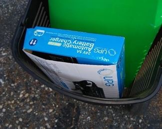 Basket and charger for Go-Go Sportster kind of like a lark but a different brand.