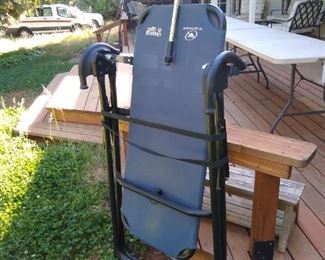Inversion table.