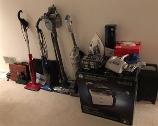 Vacuums, Iron, HP Laser Printer